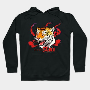 wild tiger Hoodie